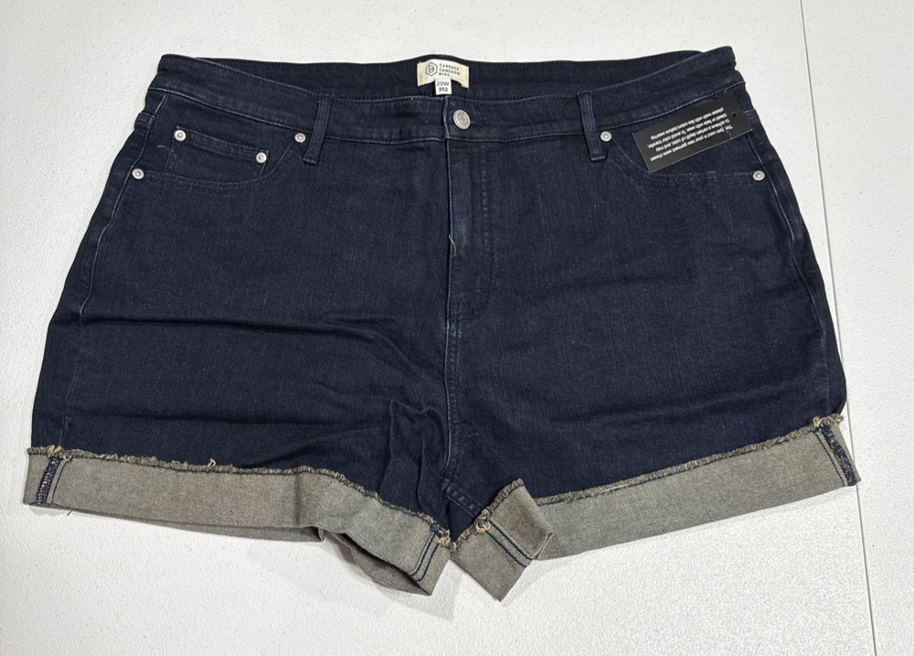 Candace Cameron Bure Blue Denim Jean Cut Off Shorts Size 20W Ventura A488192